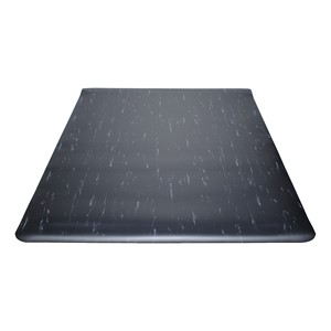 Guardian Marble Top 1/2" Anti-Fatigue Mat (3' W x 5' L) - Black/White